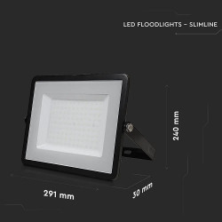 100W SMD ПРОЖЕКТОР SAMSUNG Ч. 4000K ЧЕРЕН