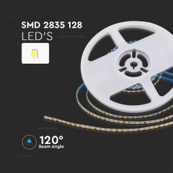 LED ЛЕНТА 2835 128-9W-IP20-3000K-4мм-SKU:2906