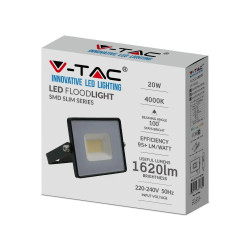 20W SMD ПРОЖЕКТОР Е-СЕРИЯ 6500K ЧЕРЕН-SKU:215948