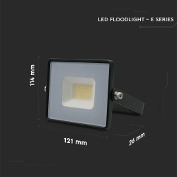 20W SMD ПРОЖЕКТОР Е-СЕРИЯ 6500K ЧЕРЕН-SKU:215948