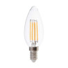 LED КЕНДЪЛ 4W E14  FILAMENT 3000K-SKU:214301