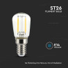 LED КРУШКА 2W E14 ST26 FILAMENT 3000K-SKU:214444