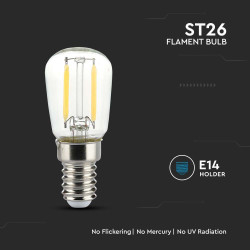 LED КРУШКА 2W E14 ST26 FILAMENT 4000K-SKU:214445