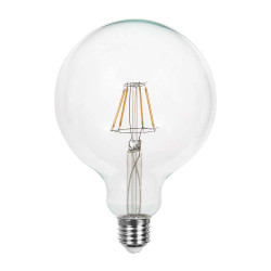 LED КРУШКА 10W E27 G125 FILAMENT 3000K-SKU:214422