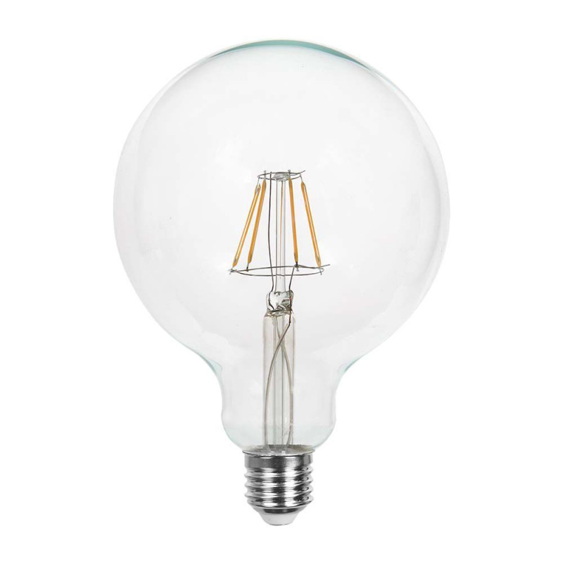 LED КРУШКА 10W E27 G125 FILAMENT 3000K-SKU:214422