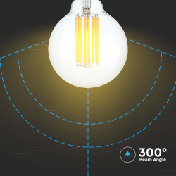 LED КРУШКА 6W E27 G95 FILAMENT 3000K-SKU:214305