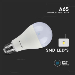 LED КРУШКА 15W A65 E27 ПЛАСТ. 4000K СЕТ 3БР-SKU:212820