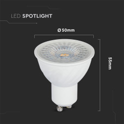 LED КРУШКА 6W SAMSUNG Ч.GU10 3000K 110°DIM-SKU:21198