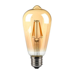 LED КРУШКА 8W E27 ST64 FILAMENT 2200K-SKU:214421