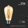 LED КРУШКА 8W E27 ST64 FILAMENT 2200K-SKU:214421