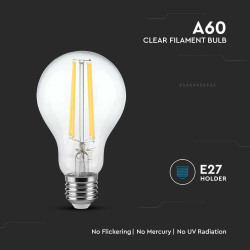 12W A70 LED КРУШКА FILAMENT 4000K E27-SKU:217459