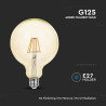 12W G125 LED КРУШКА FILAMENT AMBER 2200K E27-SKU:217456