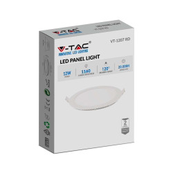 12W LED ПАНЕЛ КРЪГ 3000К-SKU:214857