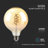 ЛЕД КРУШКА 6W E27 G125 FILAMENT 2ХСП.AMBER 1800K-SKU:217328