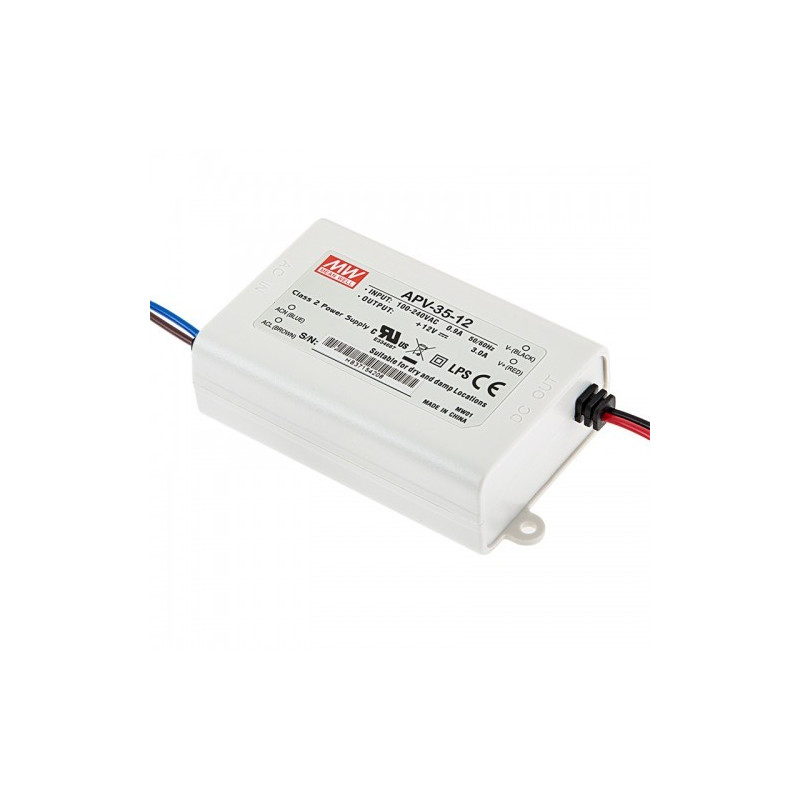 ЛЕД ТРАНСФОРМАТОР  35W IP30 12V APV - M35