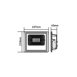 16W LED СОЛАРЕН ПРОЖЕКТОР 4000K