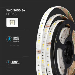 5050 54 28W LED SMART СЕТ ЛЕНТА IP65-RGB+W+WW - 2628